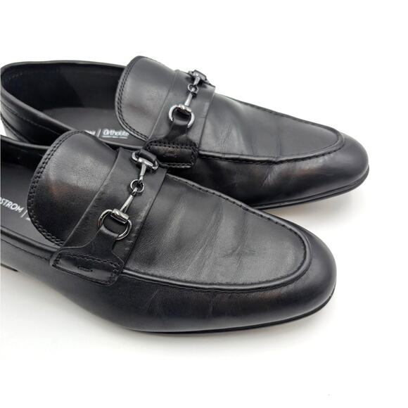 Nordstrom Cooper Bit Loafer Shoes Slip-On Men's Black Size US10M EU43 - Picture 11 of 11